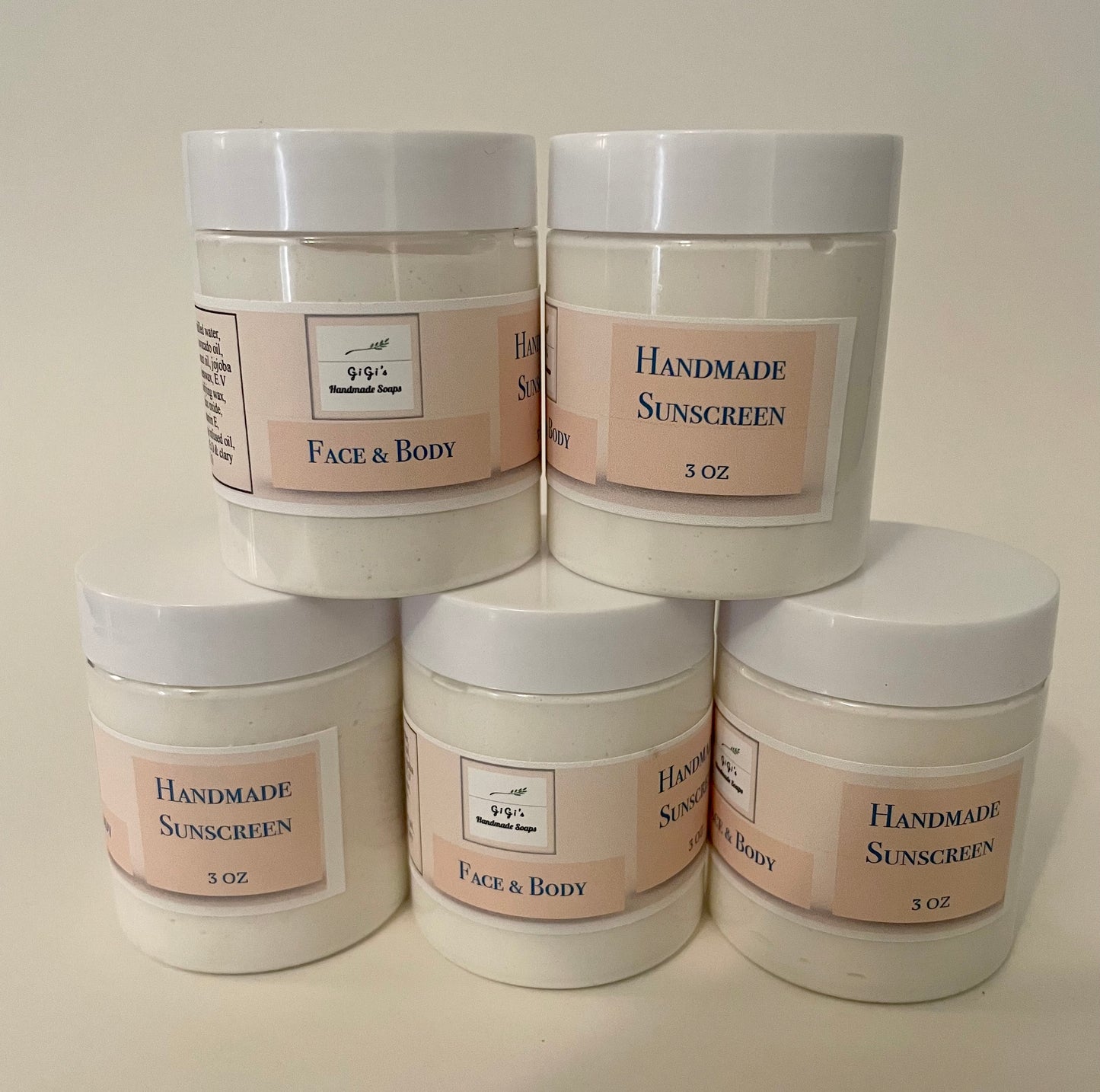 Sunscreen for Face and Body. Handmade to Nourish, Glow and Protect Naturally