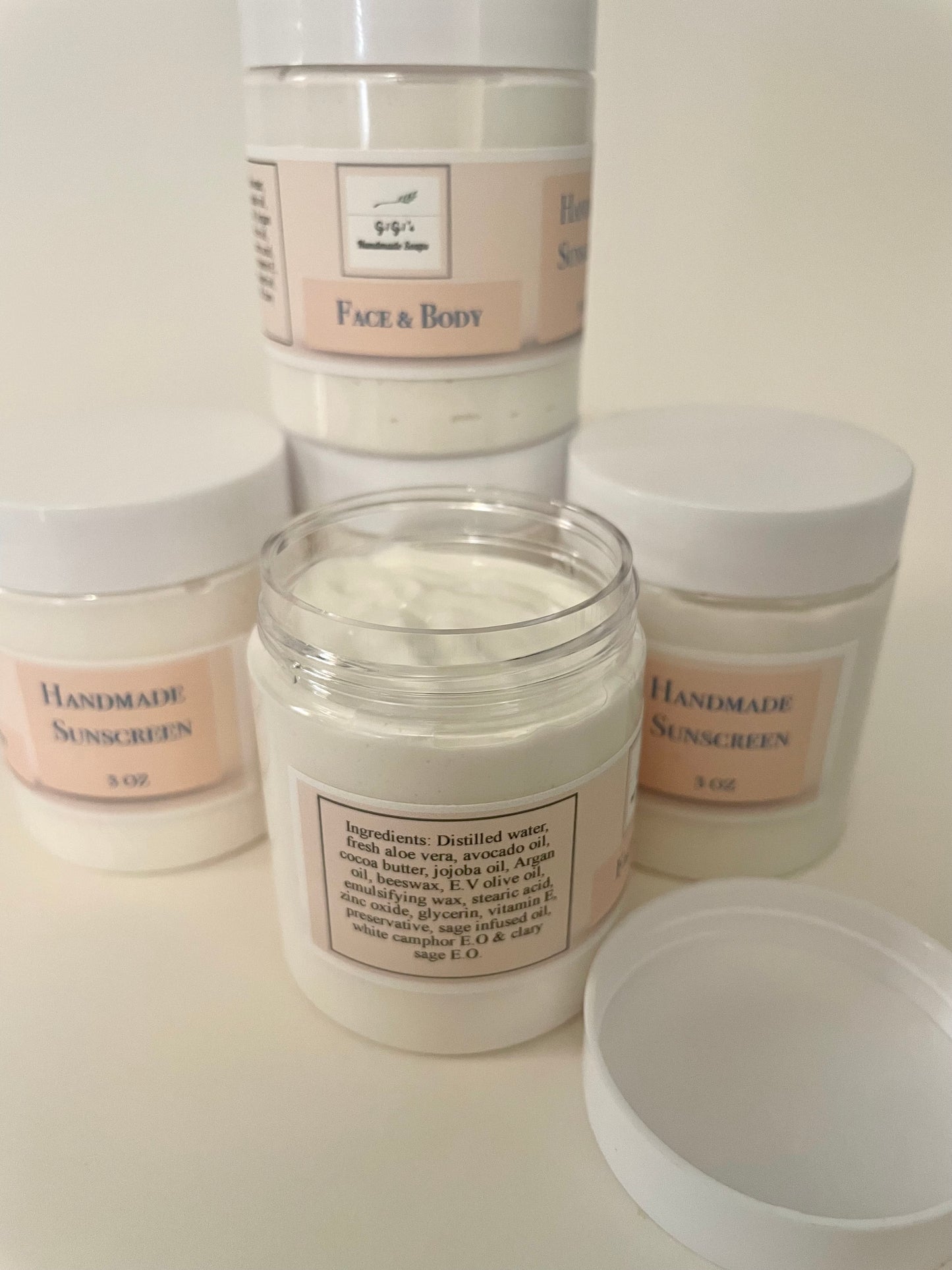 Sunscreen for Face and Body. Handmade to Nourish, Glow and Protect Naturally
