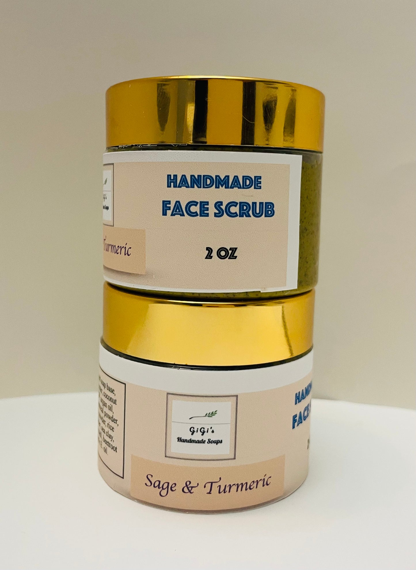 Face Scrub and Face Mask. Luxurious Handmade