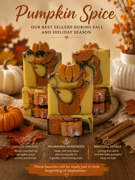 🎃 Pumpkin Spice Handmade Soap