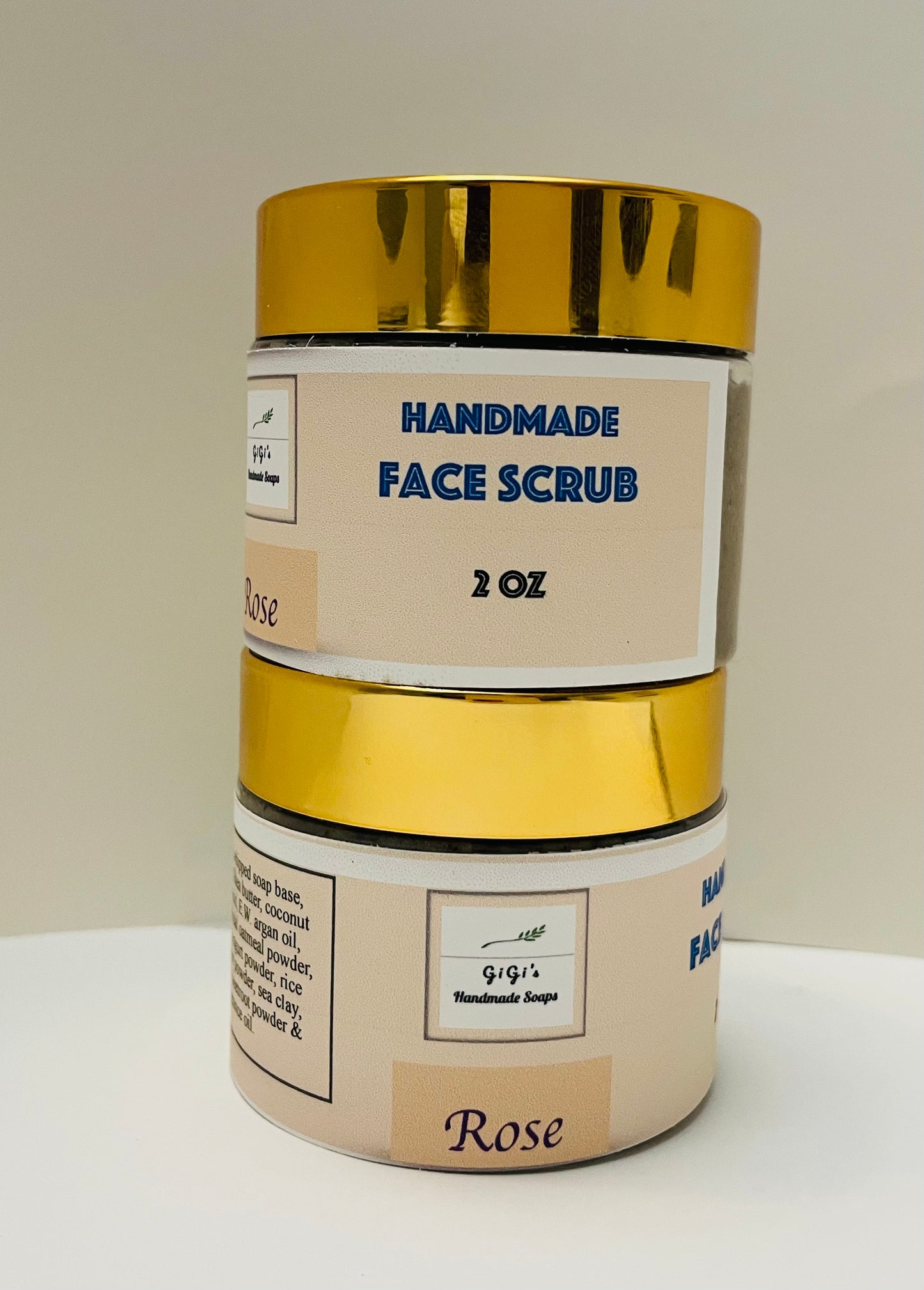 Face Scrub and Face Mask. Luxurious Handmade