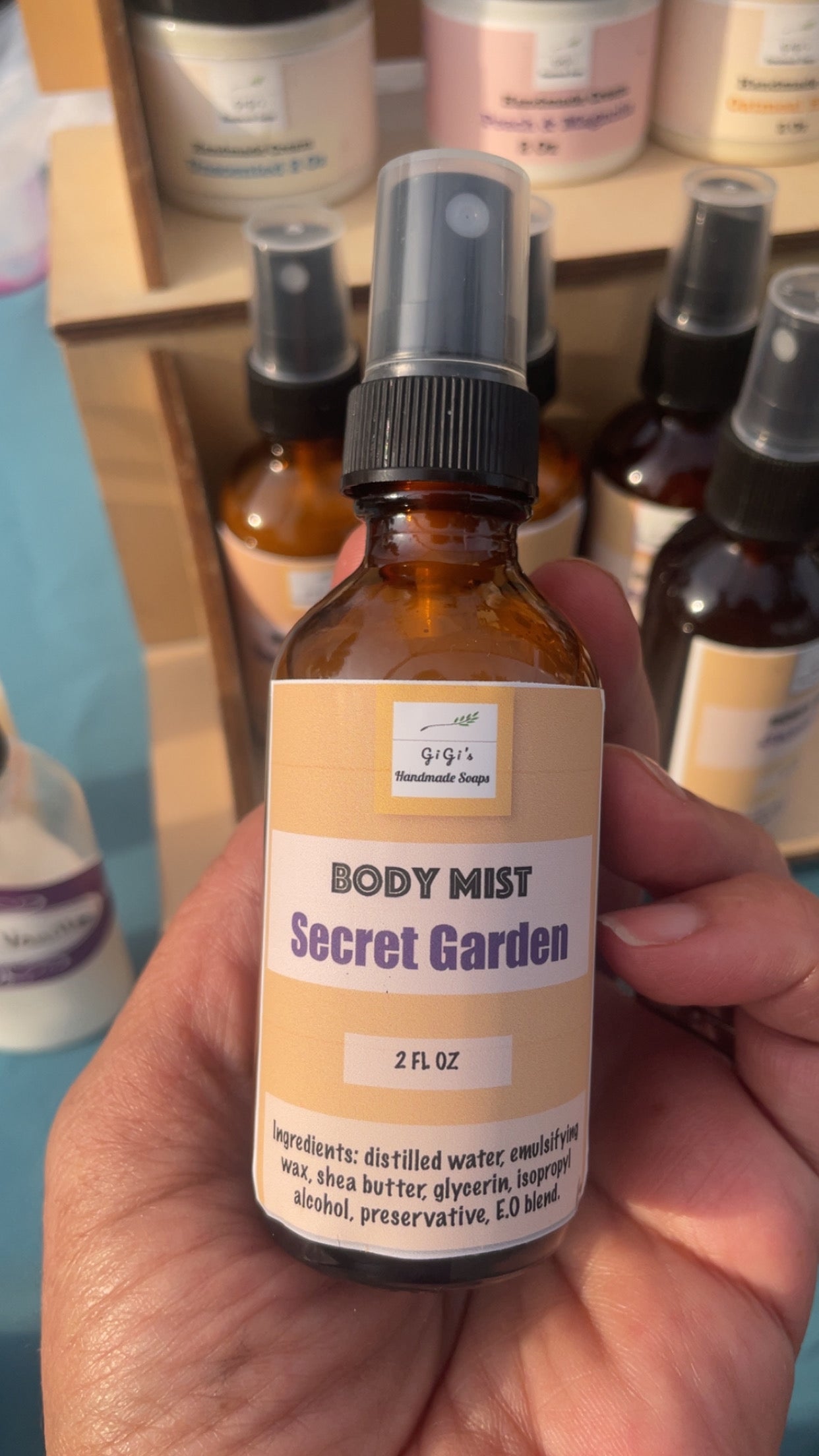 Handcrafted Moisturizing Body Mist