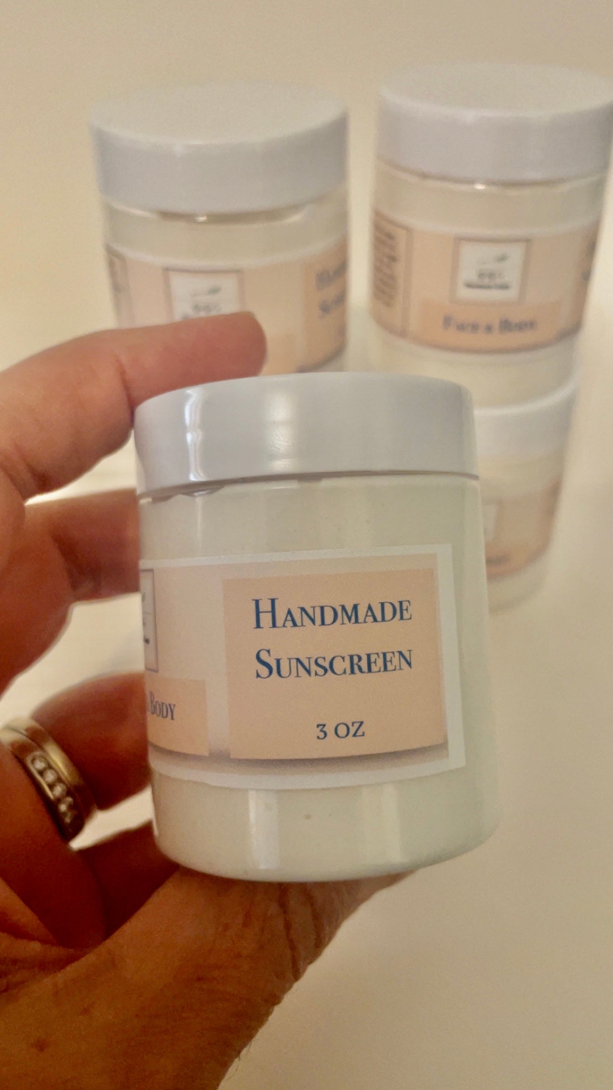 Sunscreen for Face and Body. Handmade to Nourish, Glow and Protect Naturally