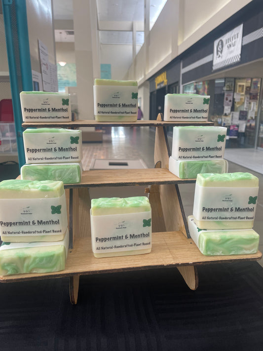Peppermint & Menthol Soap – Cool, Refreshing, and Invigorating